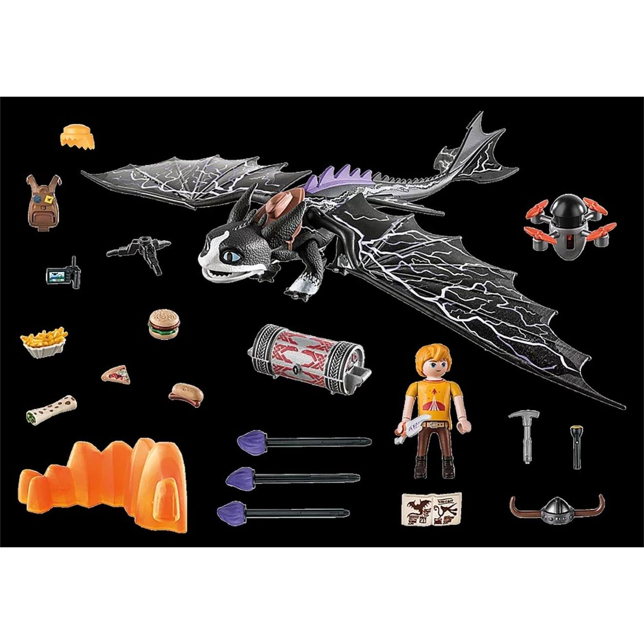 Dragons the nine realms - thunder & tom 71081 multicolore