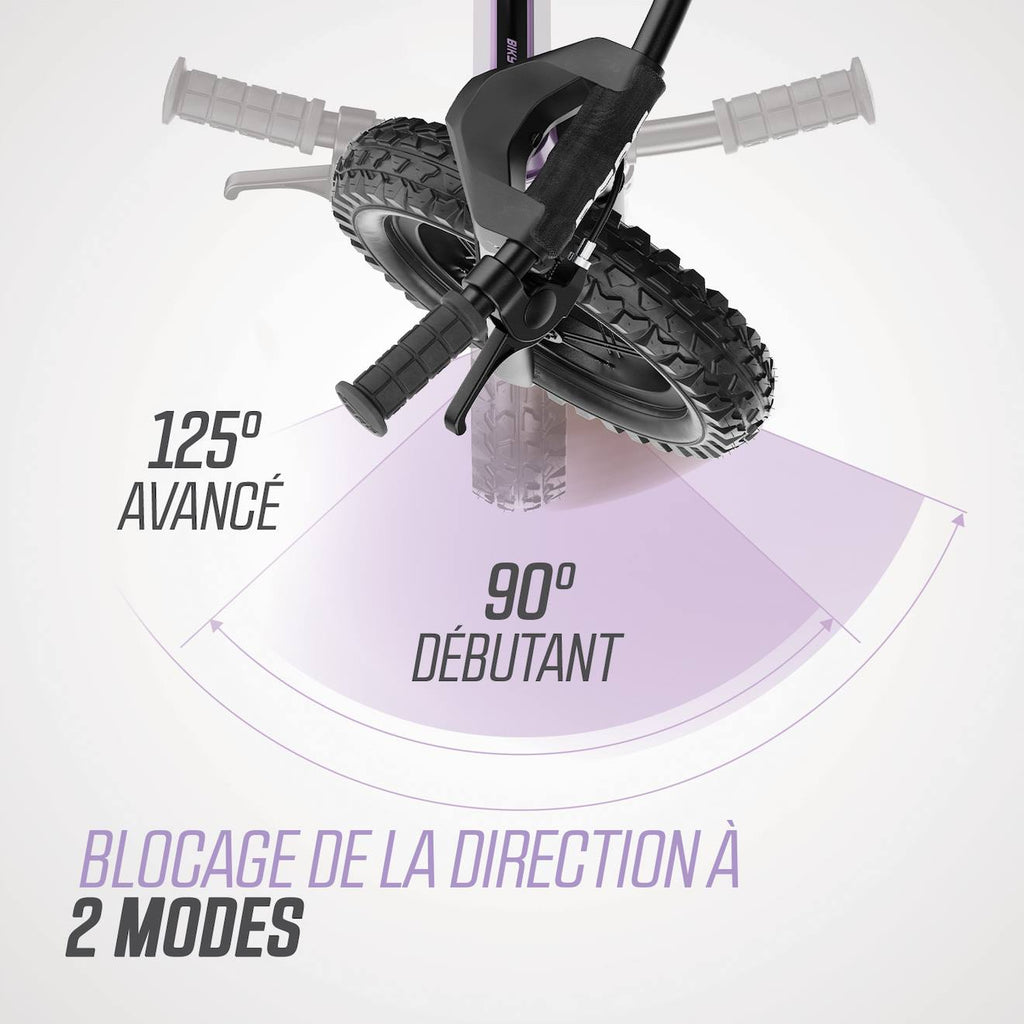 Draisienne biky cross avec frein à mains purple