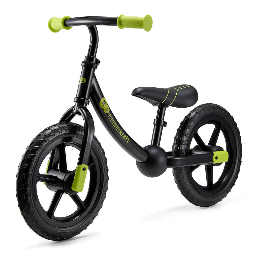Draisienne enfant sans pédale dès 3 ans – guidon et selle réglables – modèle 2way next noir