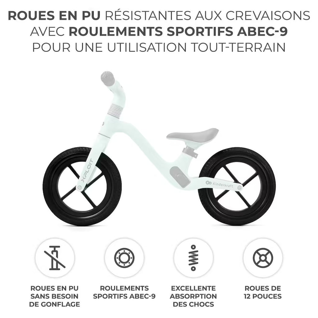 Draisienne XPLOIT : légère, sportive et évolutive dès 2 ans - Kinderkraft