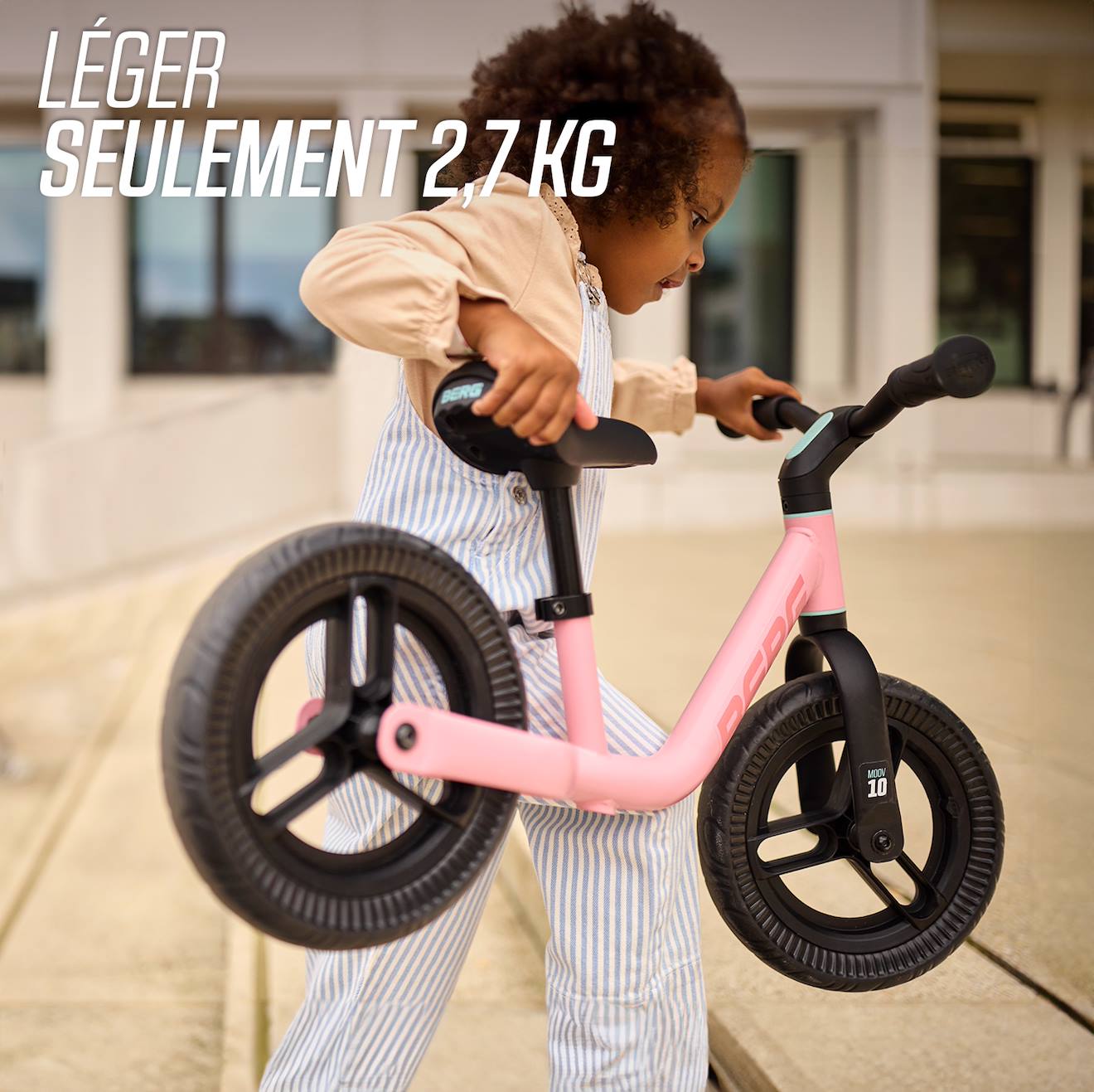 Draisienne pour enfants, 2+ ans, 10 pouces, moov 10 vert pink