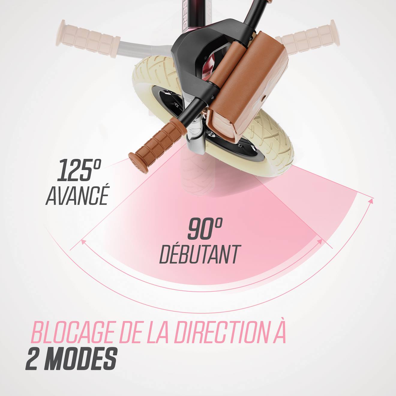 Draisienne pour enfants, 2,5+ ans, 12 pouces, biky rétro rose pink