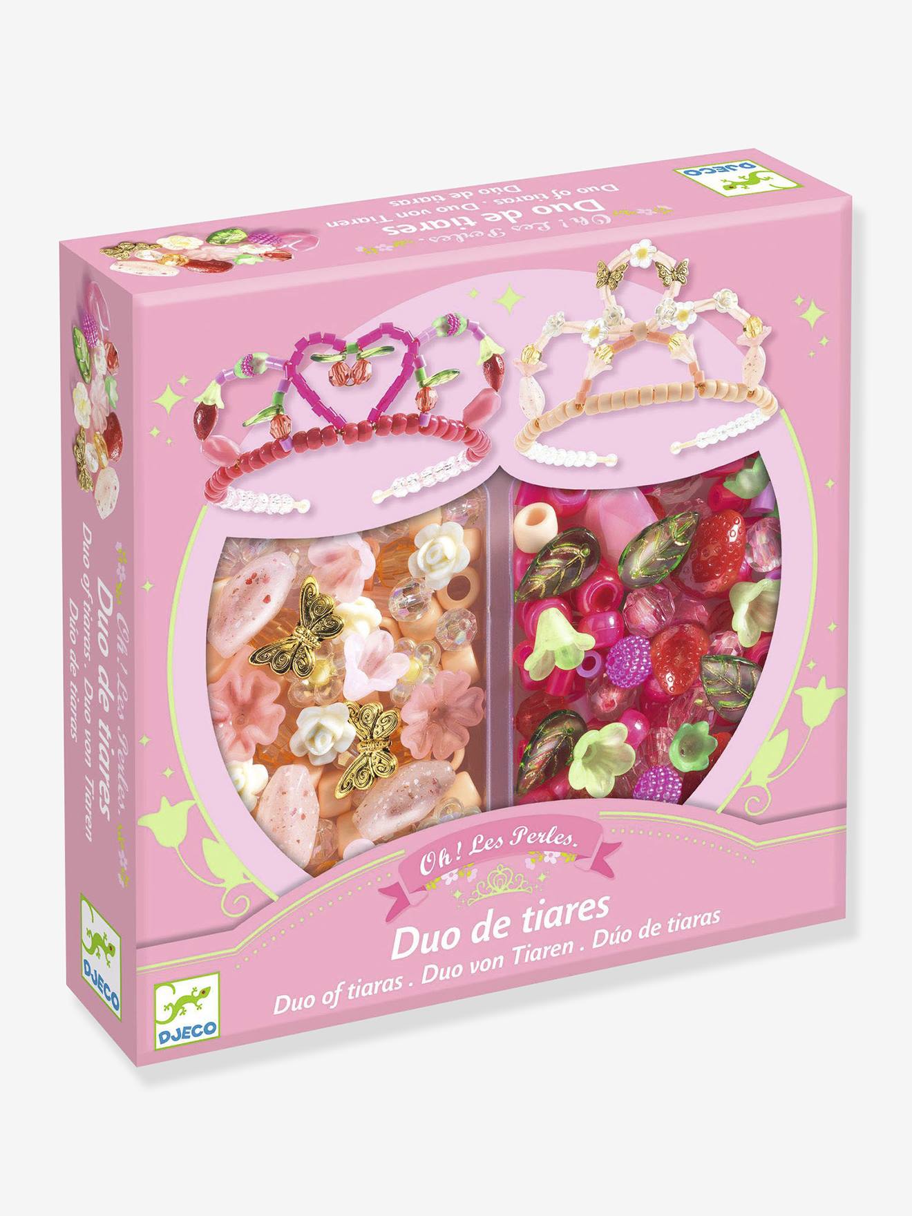 Duo de tiares rose