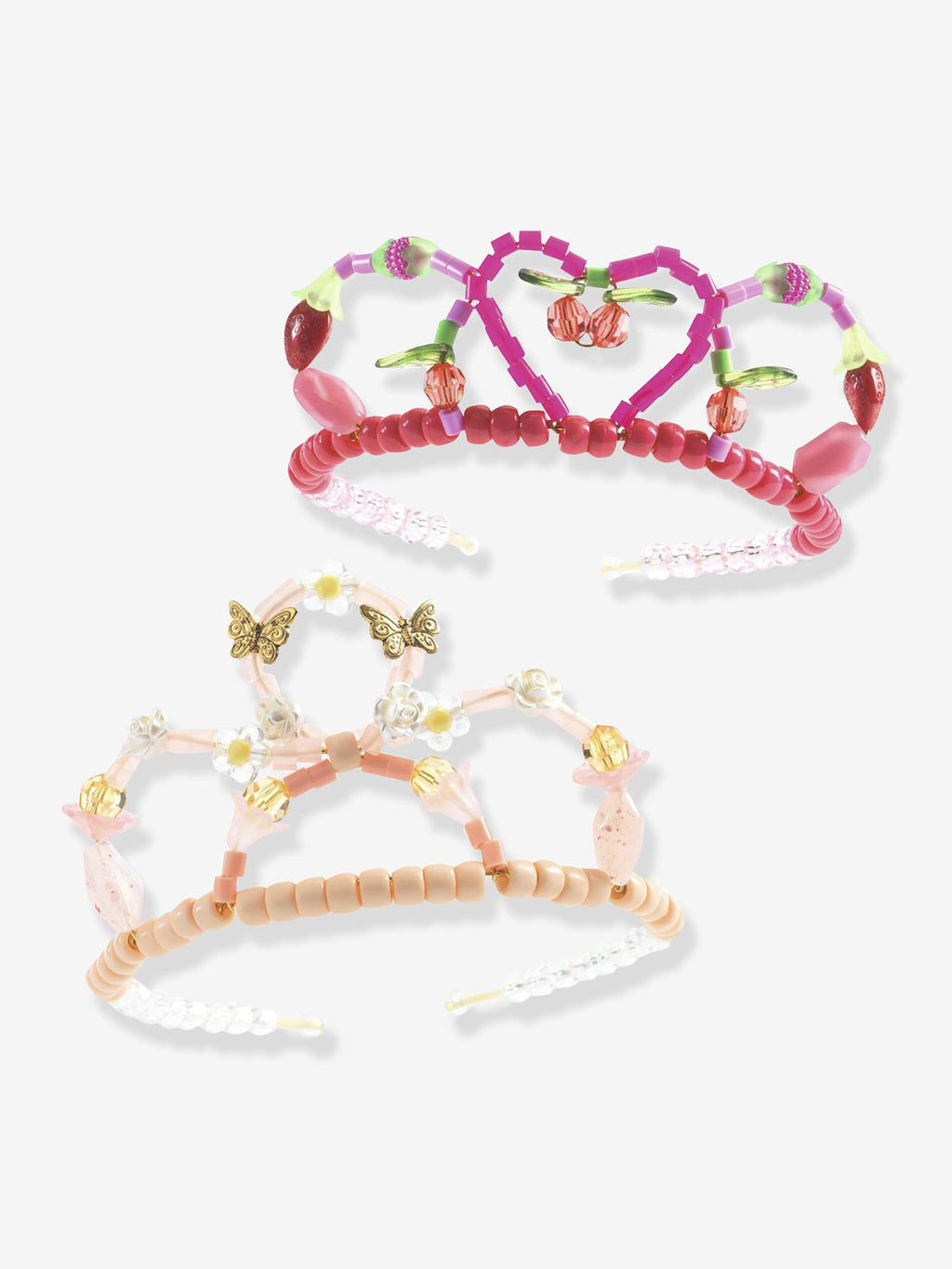 Duo de tiares rose