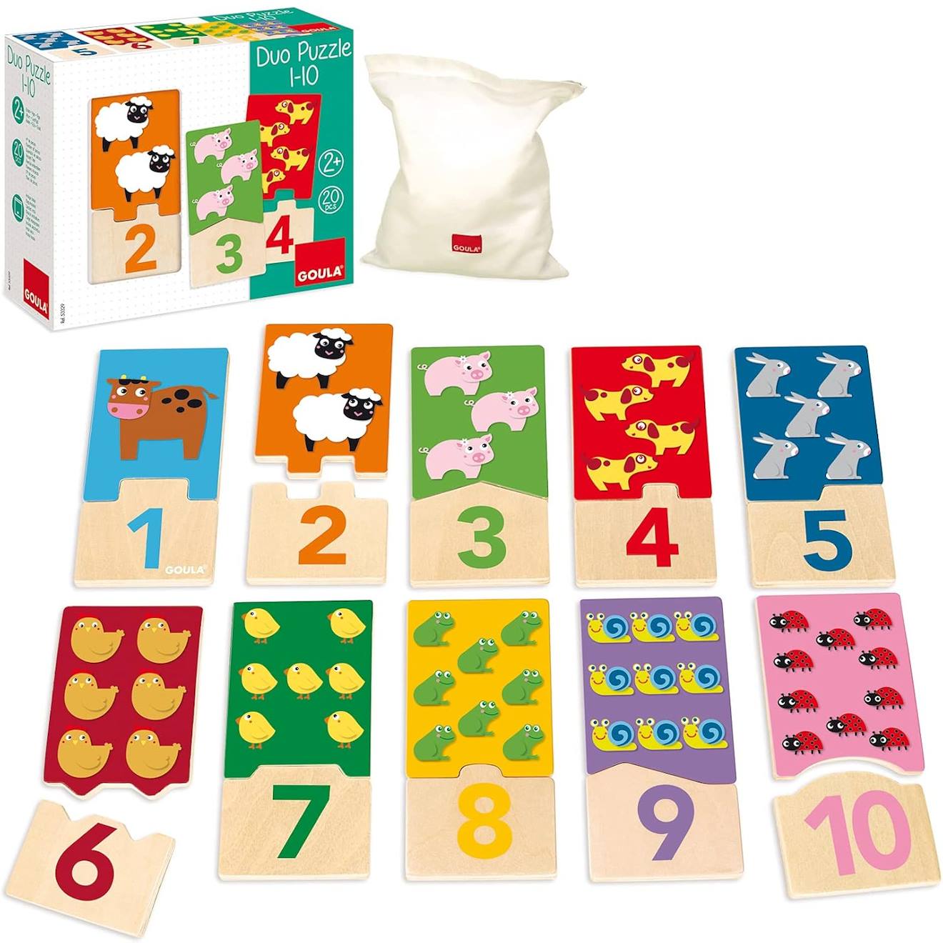 Duo puzzle beige