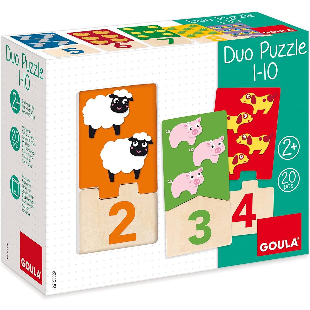 Duo puzzle beige