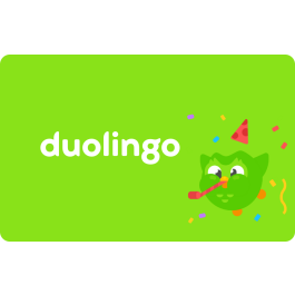 E-carte cadeau Duolingo