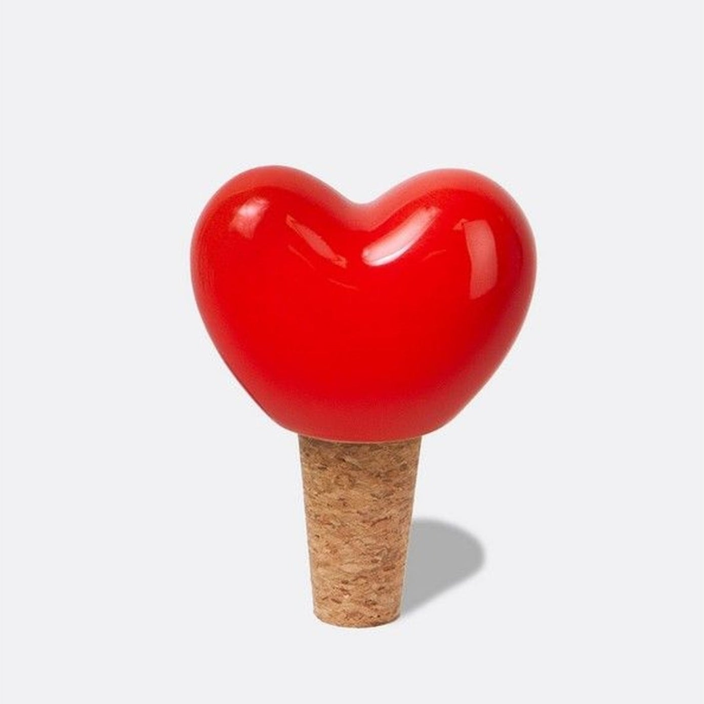 Bouchon de bouteille cœur à la texture lisse