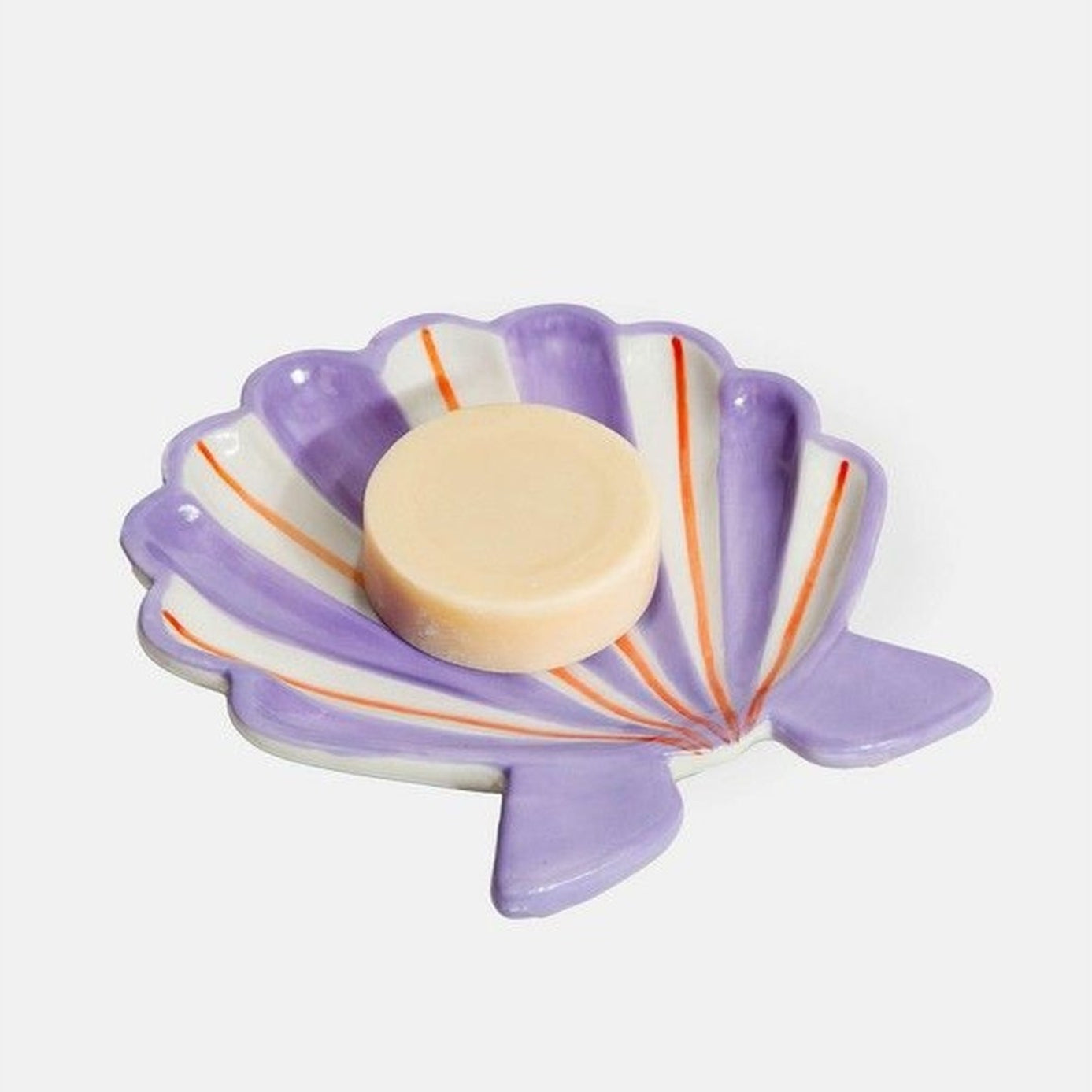 Vide-poche Océan en forme de coquillage, texture lisse