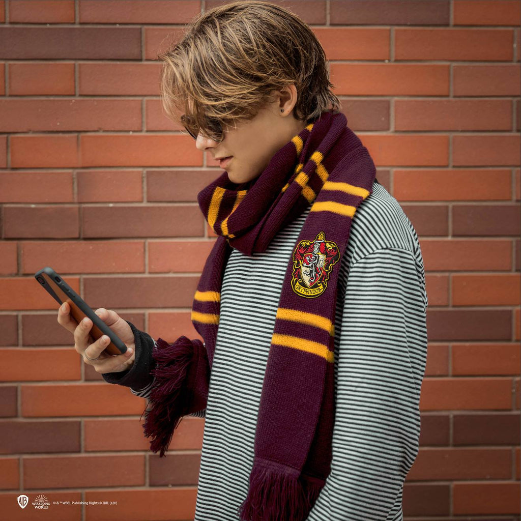 Écharpe Deluxe Gryffondor - Harry Potter Rouge Rayé