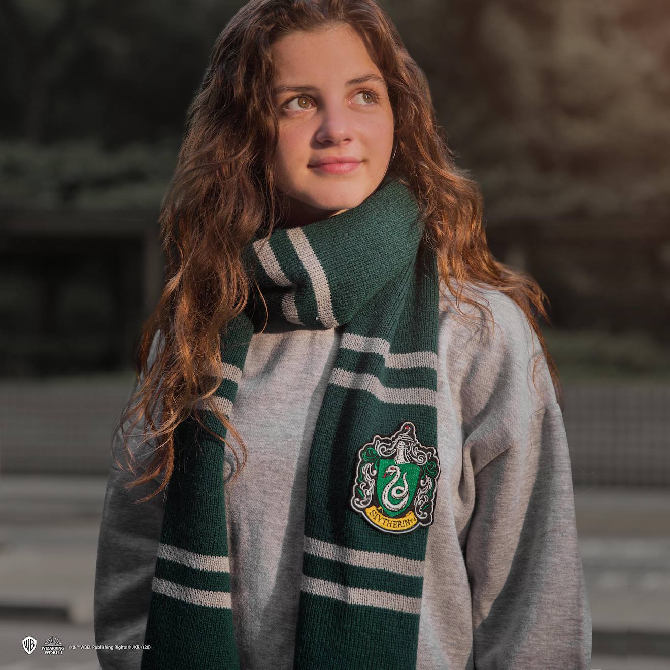 Écharpe Deluxe Serpentard - Harry Potter Vert Rayé