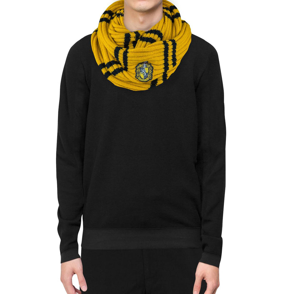 Écharpe Infini Poufsouffle - Harry Potter Jaune Rayé