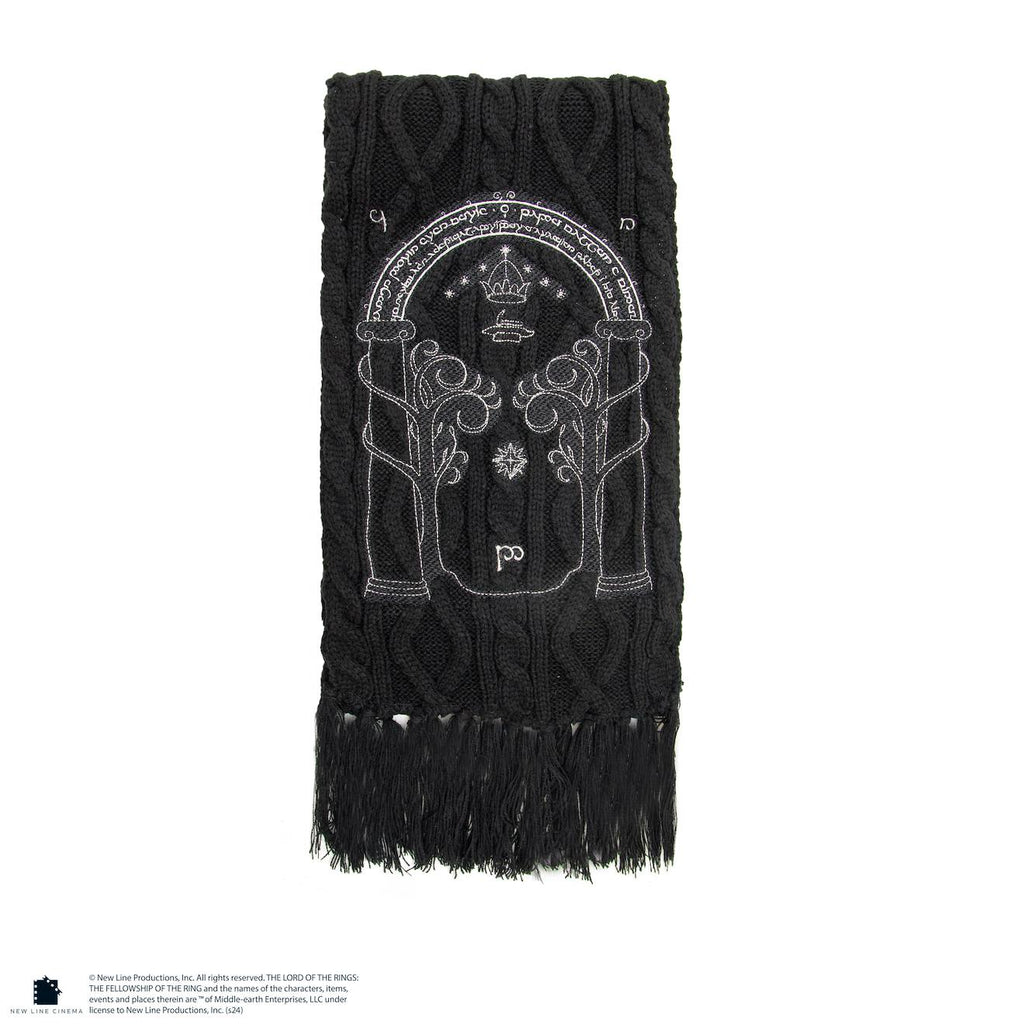 Écharpe Porte de la Moria - le Seigneur des Anneaux Noir