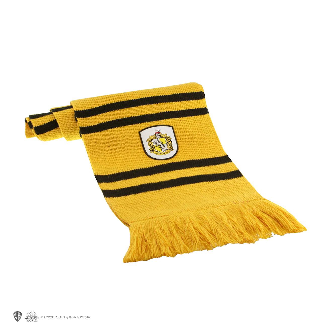 Écharpe poufsouffle - Harry Potter jaune rayé