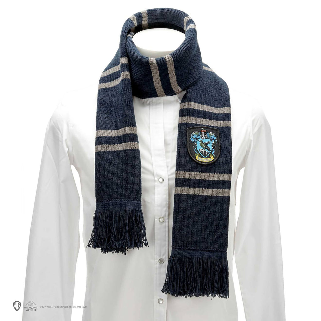 Écharpe serdaigle - Harry Potter bleu rayé