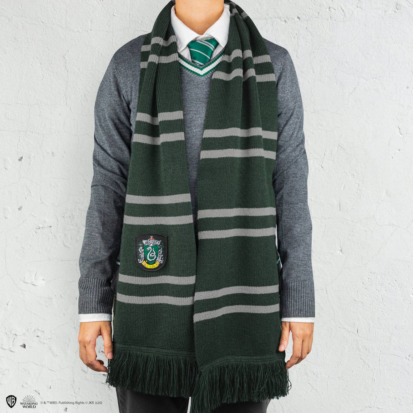Écharpe Serpentard - Harry Potter Vert Rayé