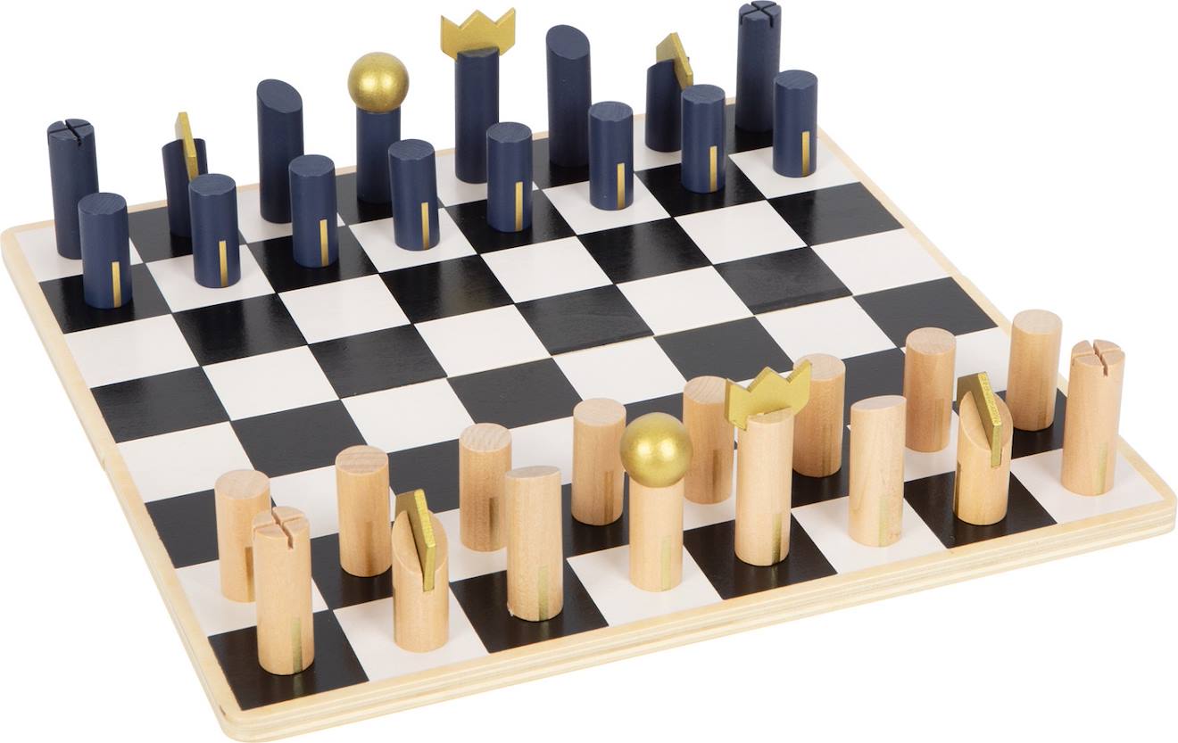 Échecs et backgammon gold edition beige