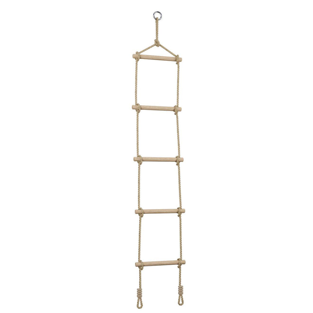 Échelle de corde pour portique balançoire 1.90 m pour enfants beige