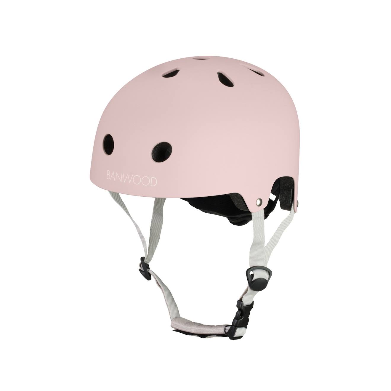 Eco casque en abs recyclé durable rose pâle