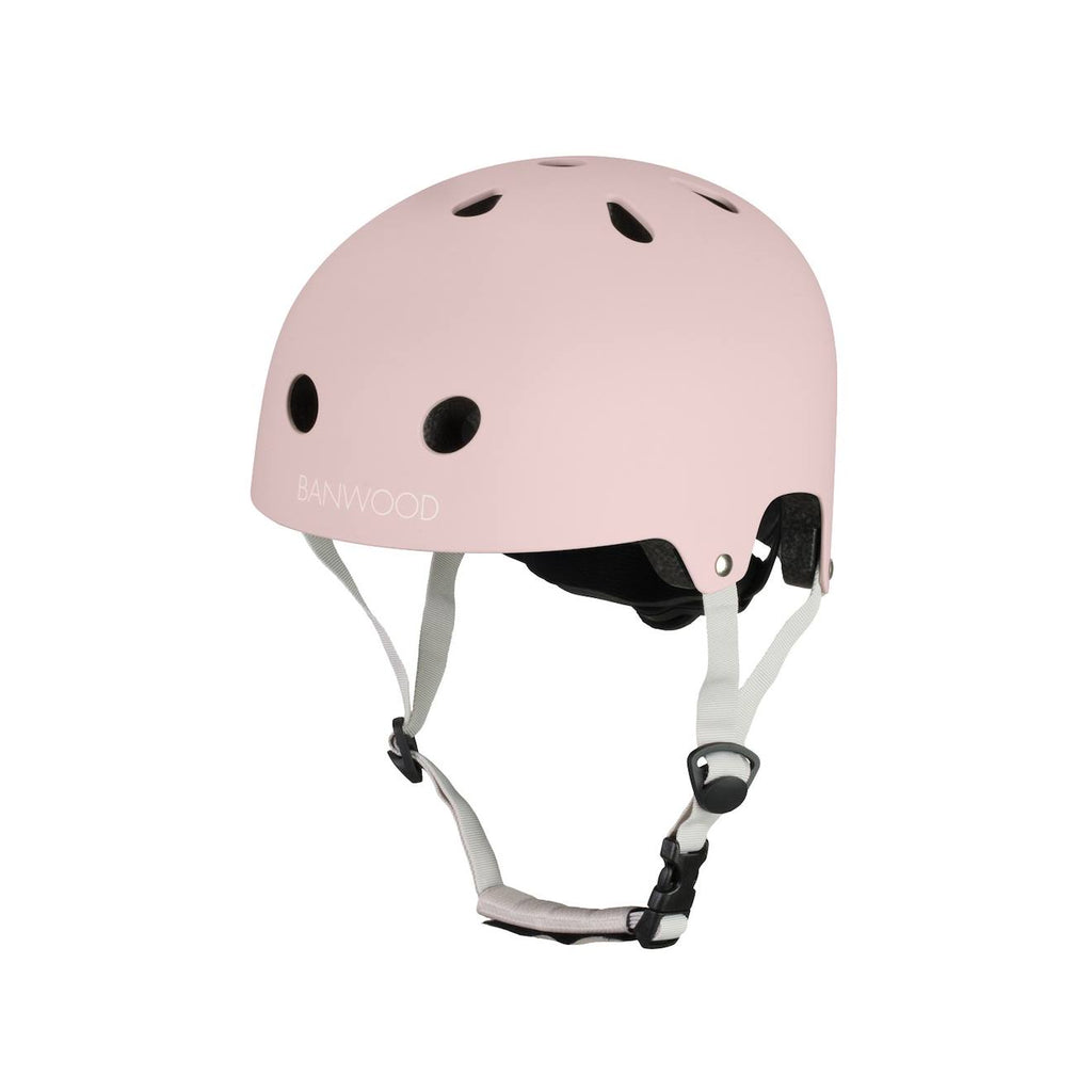 Eco casque en abs recyclé durable rose pâle