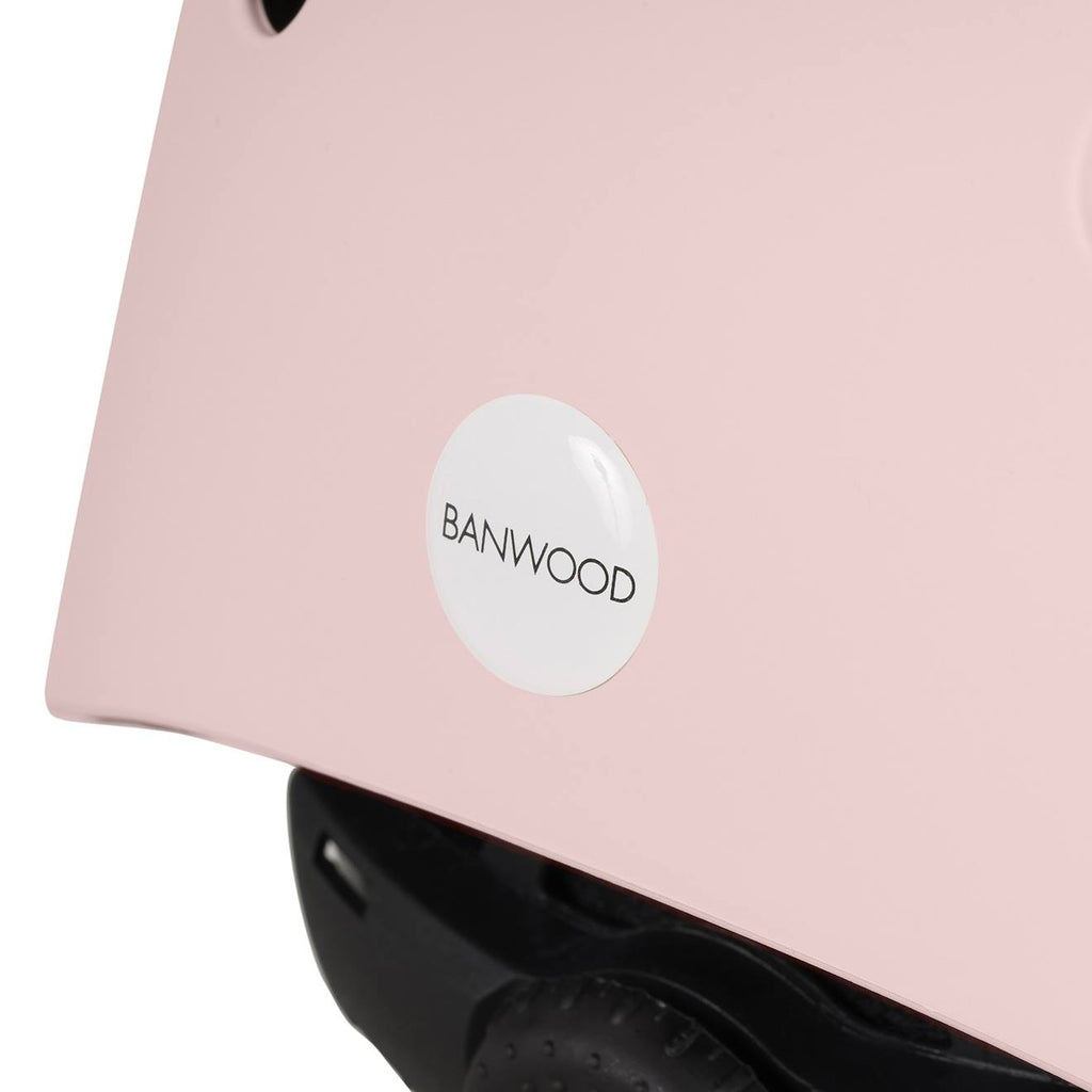 Eco casque en abs recyclé durable rose pâle