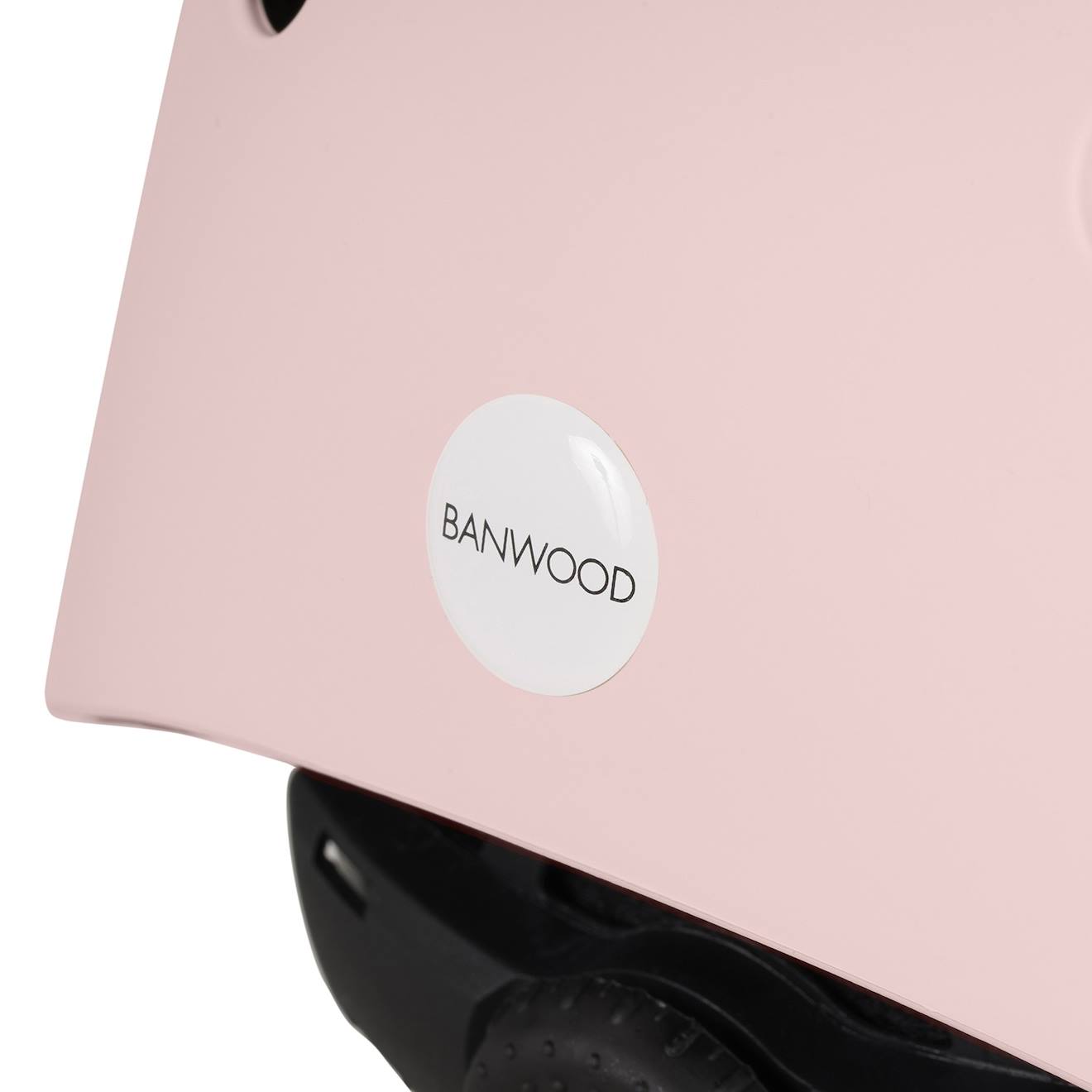 Eco casque en abs recyclé durable rose pâle