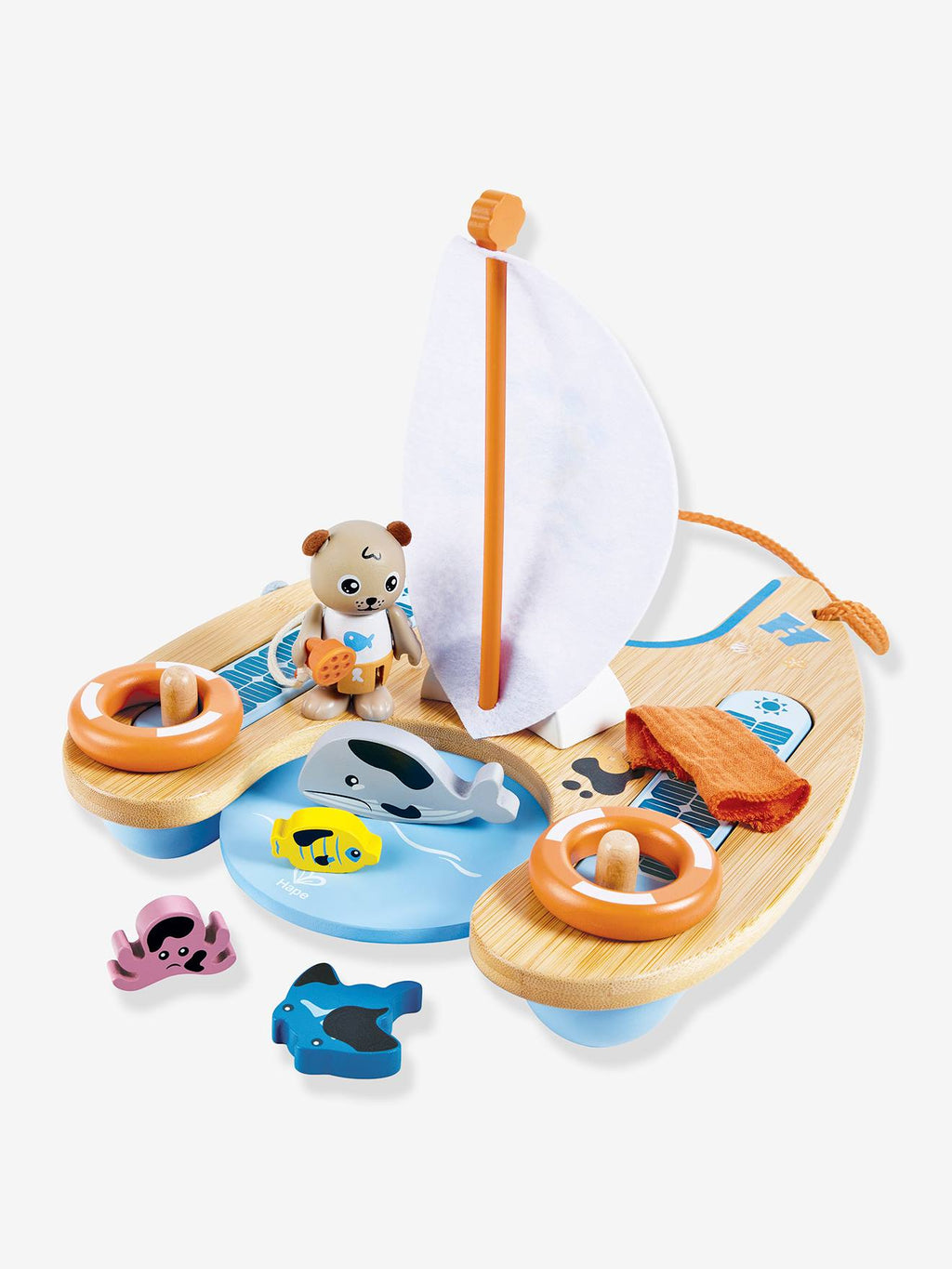 Eco-catamaran de ben multicolore