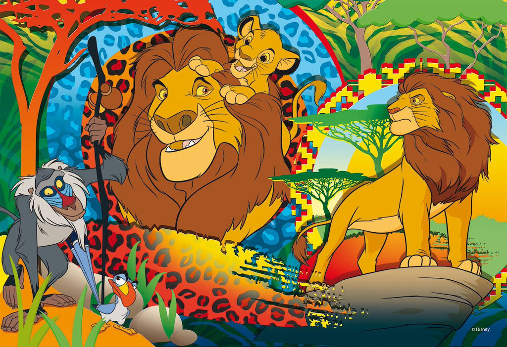 Eco-puzzle 24 pièces double face Disney classic multicolore