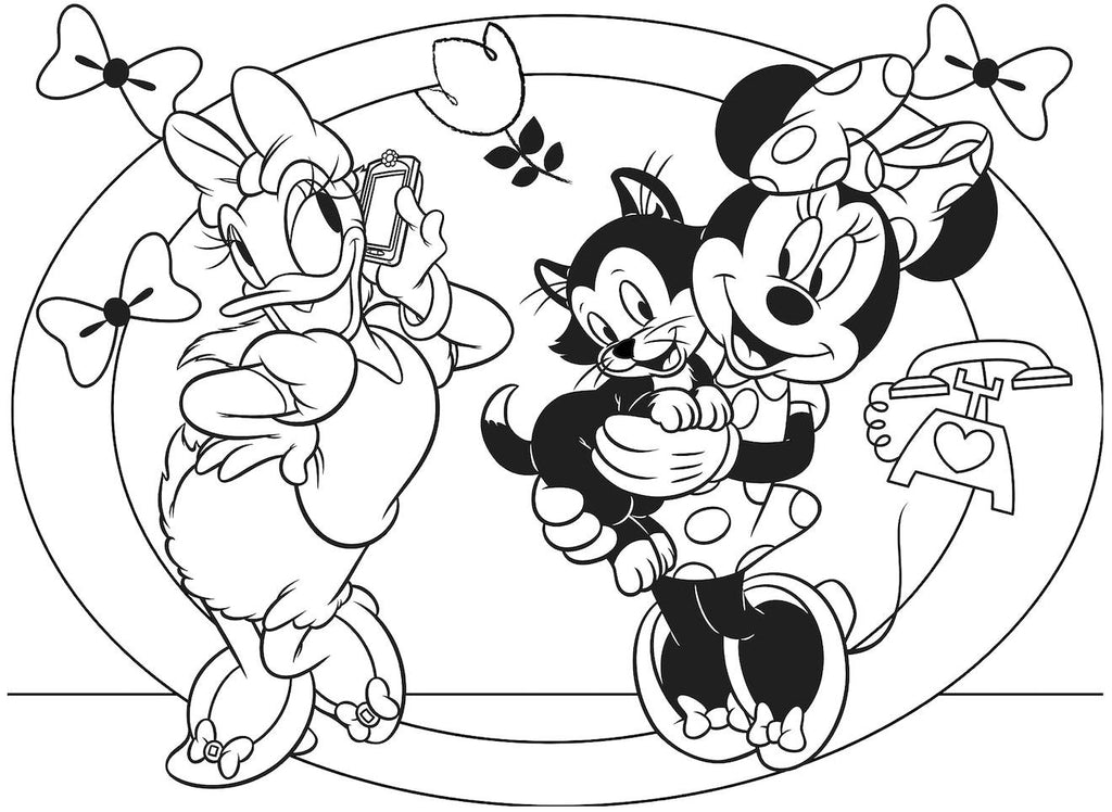 Eco-puzzle 24 pièces double face Minnie multicolore