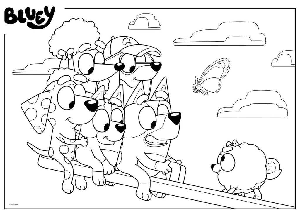 Eco-puzzle 60 pièces double face Bluey multicolore