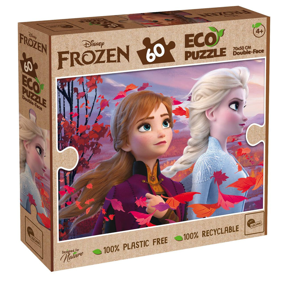 Eco-puzzle 60 pièces double face Frozen 2 multicolore