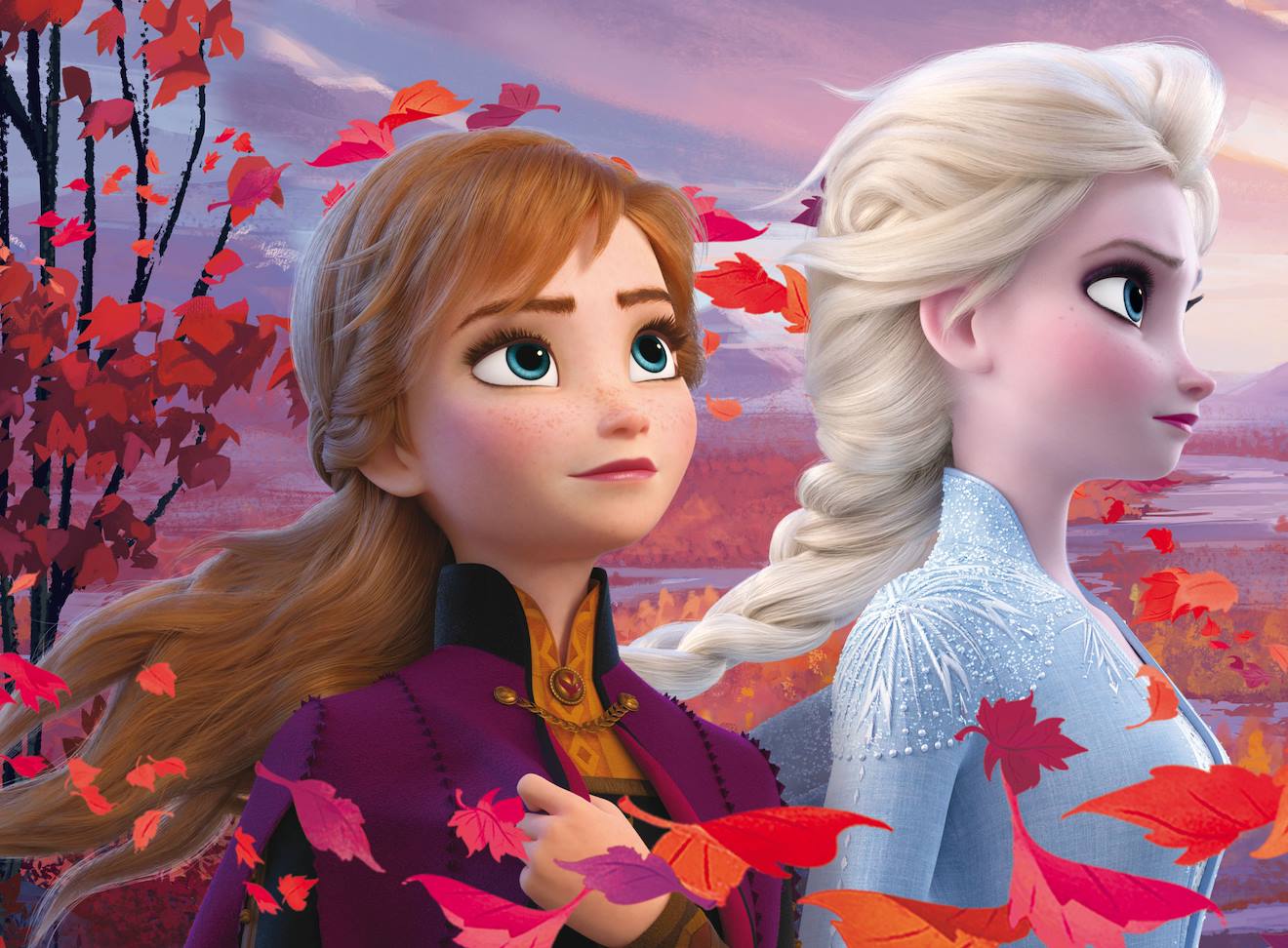 Eco-puzzle 60 pièces double face Frozen 2 multicolore