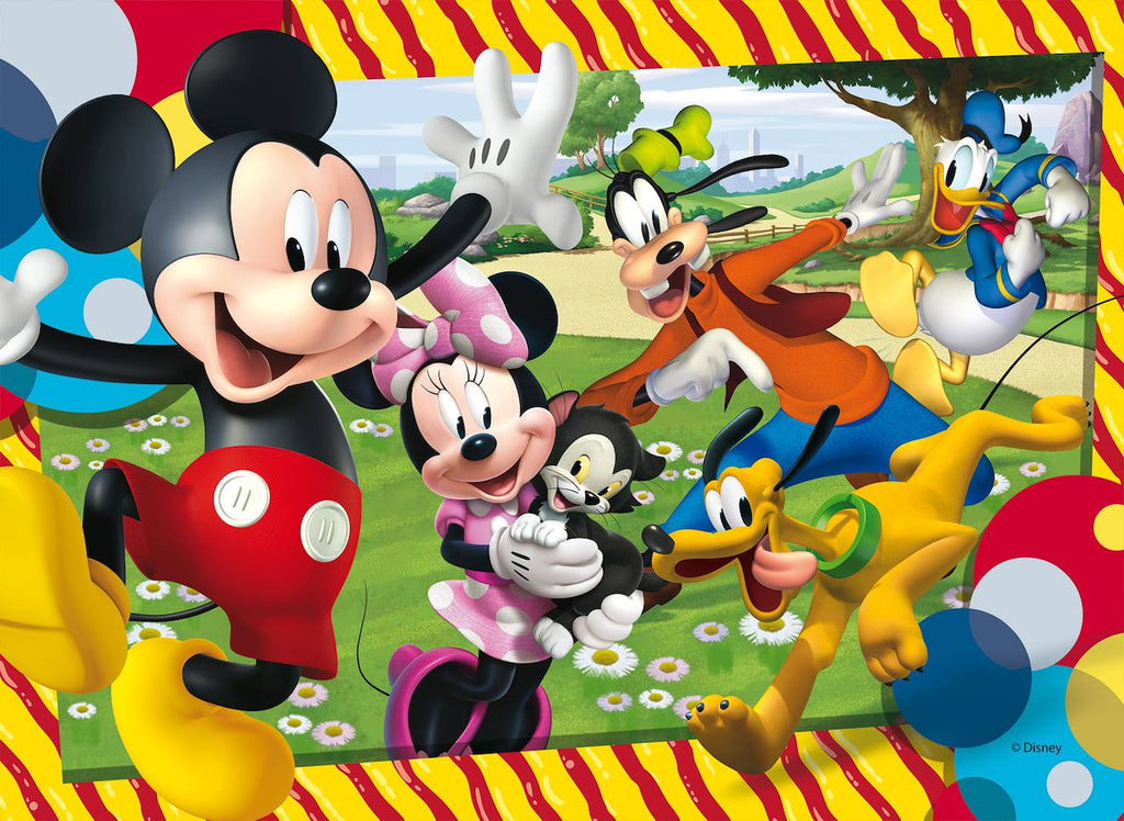 Eco-puzzle 60 pièces double face Mickey Mouse multicolore