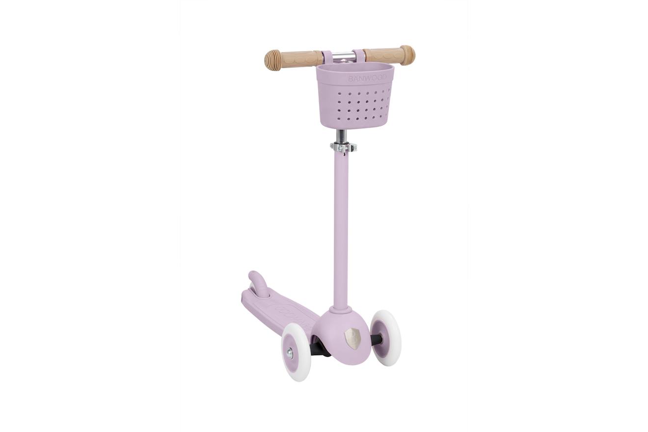 Eco scooter en plastique recyclé lavande