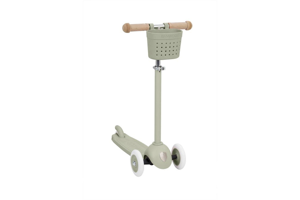 Eco scooter en plastique recyclé olive