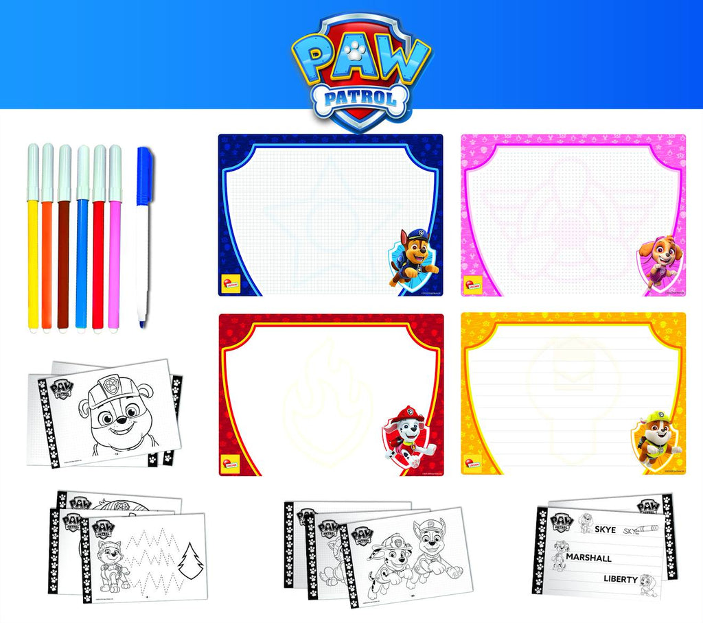 École de dessin Paw Patrol multicolore