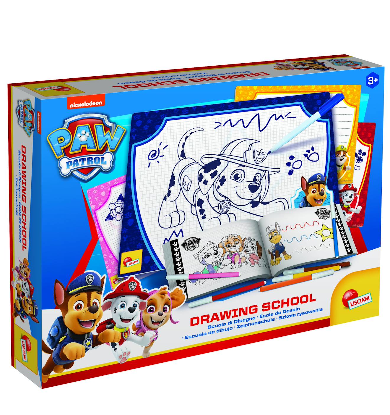 École de dessin Paw Patrol multicolore