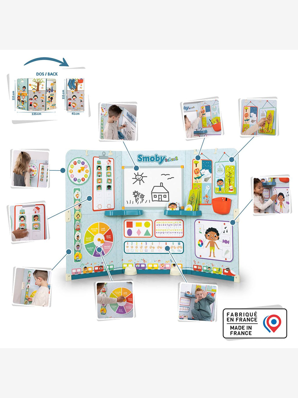 École Smoby bleu