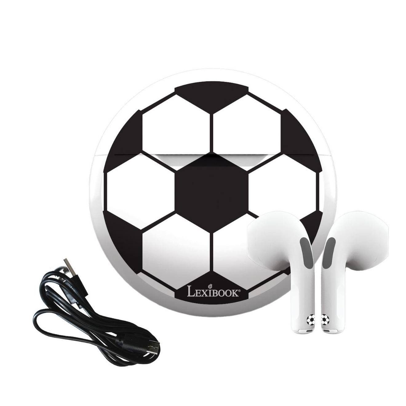 Écouteurs sans fil Bluetooth football multicolore