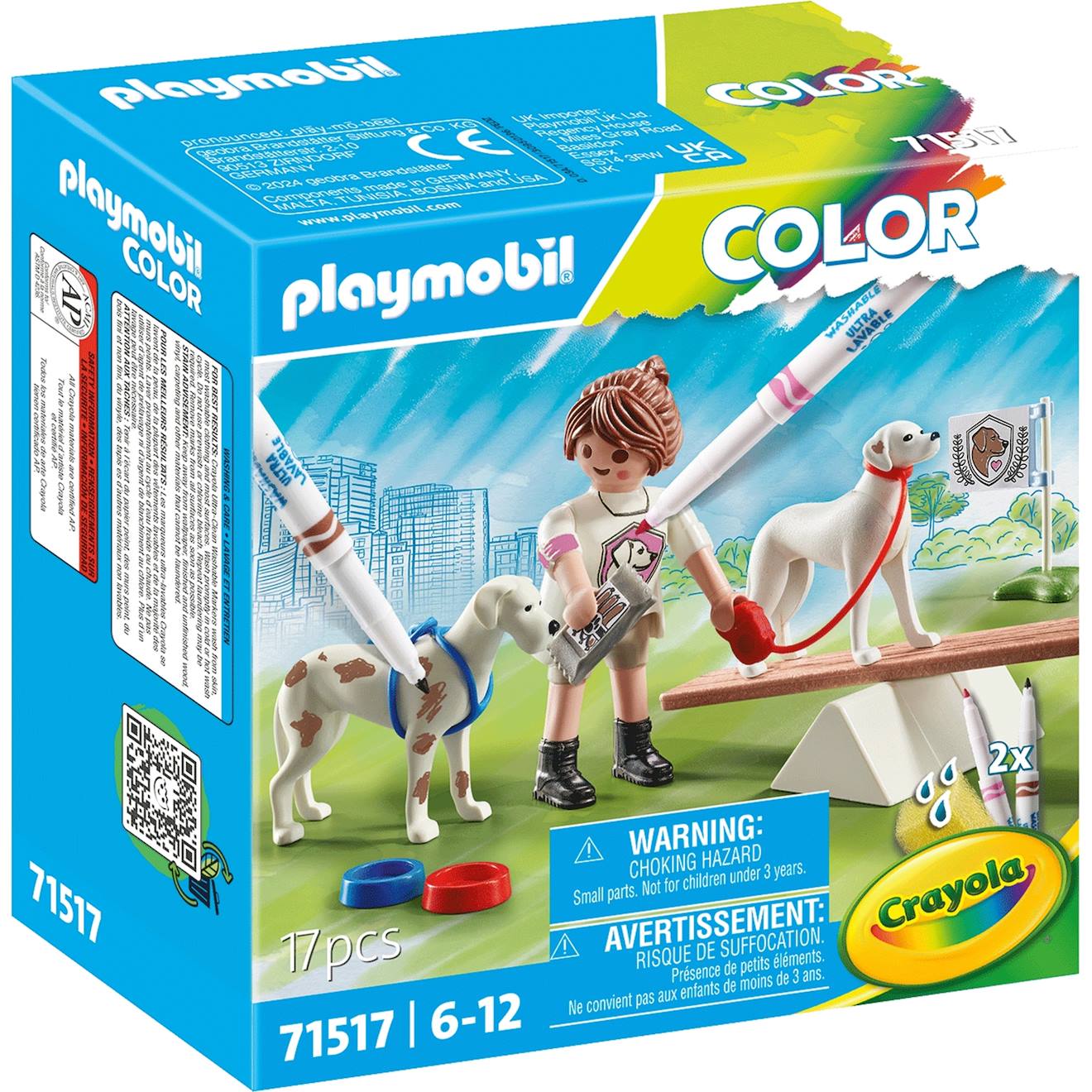 Éducatrice avec chiens 71517 multicolore