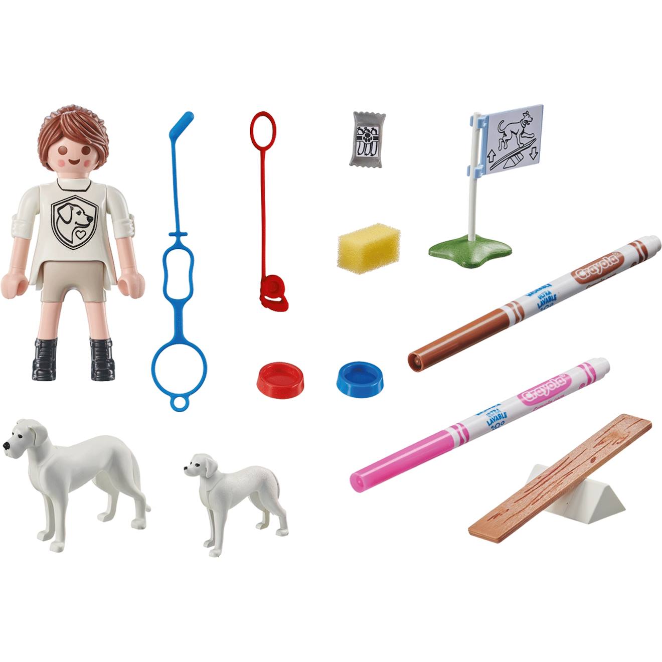 Éducatrice avec chiens 71517 multicolore
