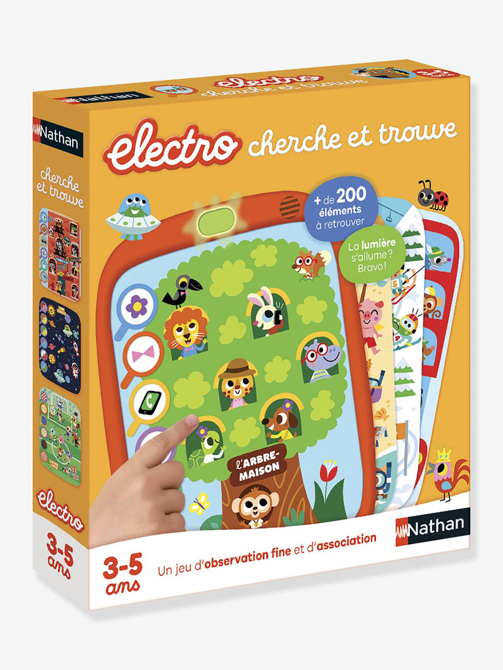 Électro cherche et trouvé multicolore