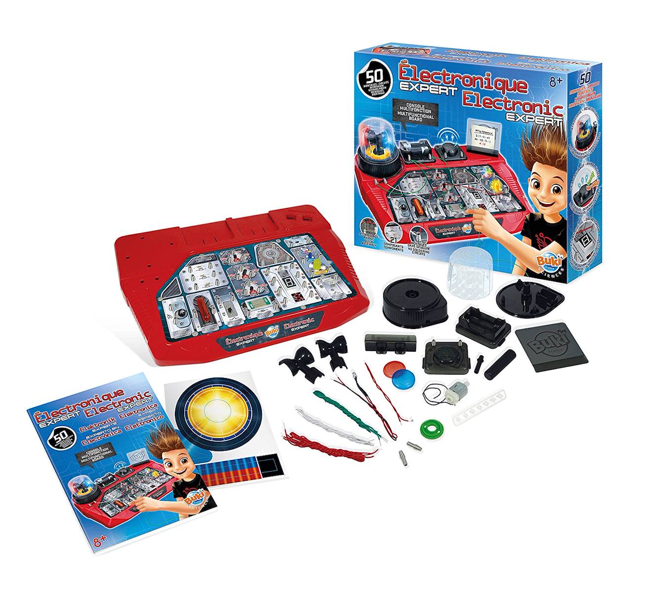 Électronique expert bleu