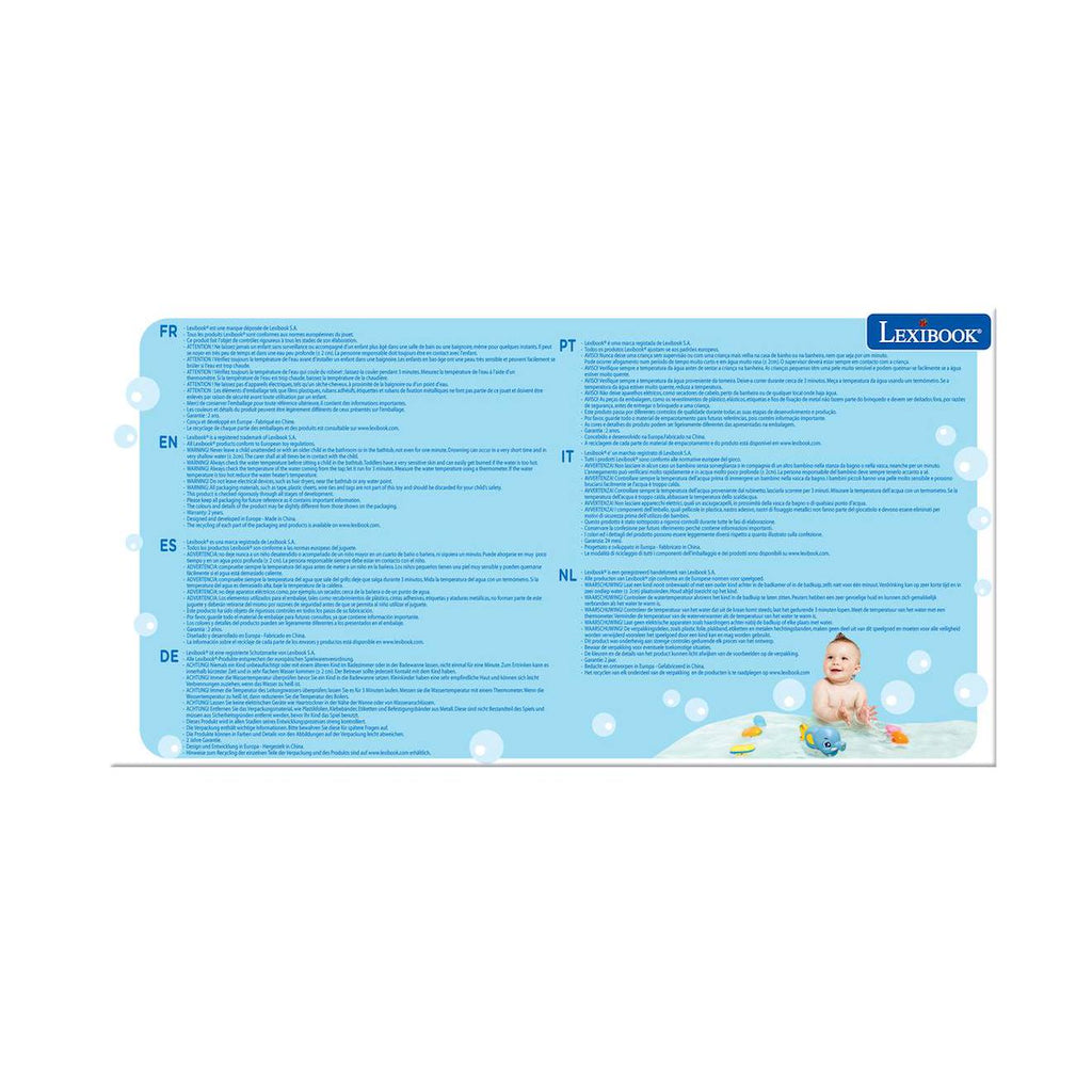 Elephant arroseur jouet de bain bleu