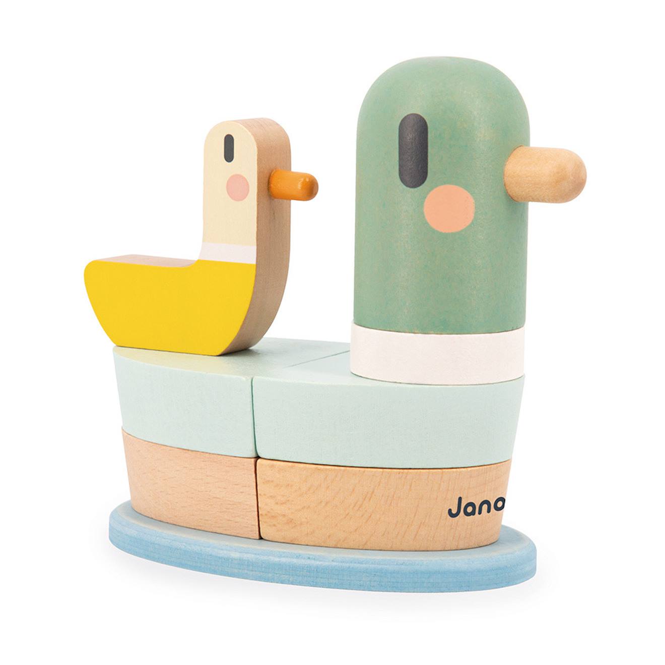 Empilable en bois FSC canard multicolore