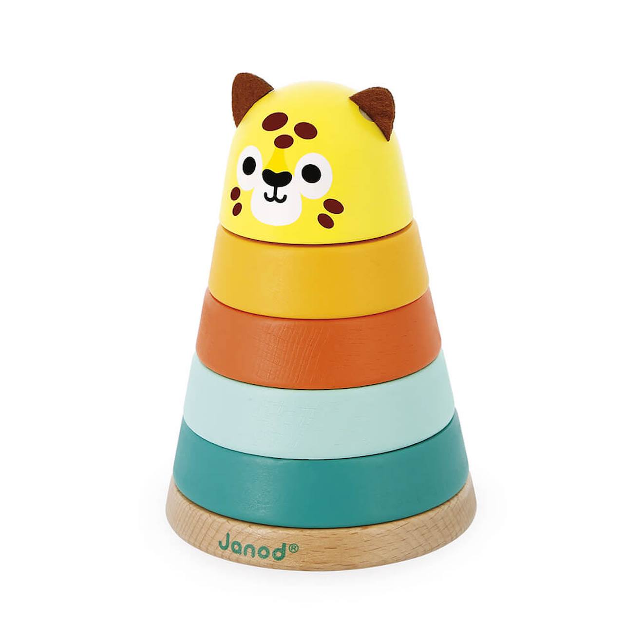 Empilable jaguar tropik en bois FSC multicolore