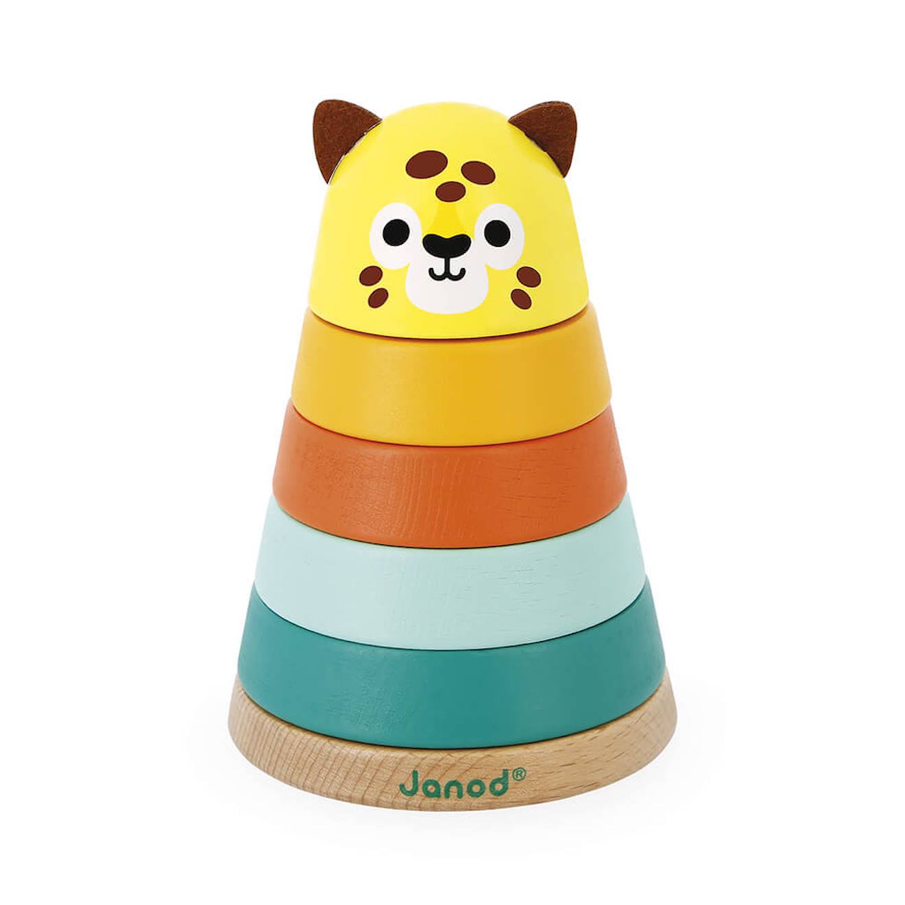 Empilable jaguar tropik en bois FSC multicolore