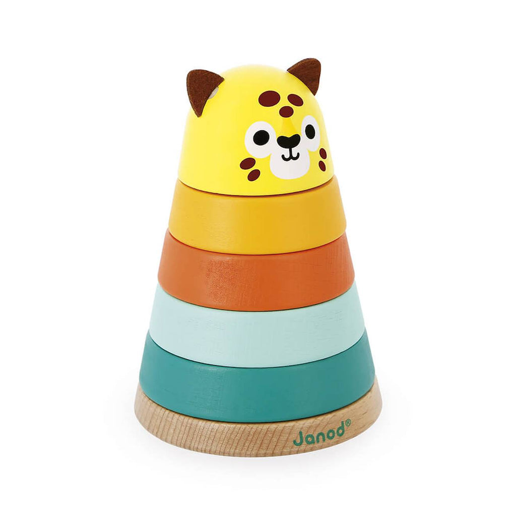 Empilable jaguar tropik en bois FSC multicolore