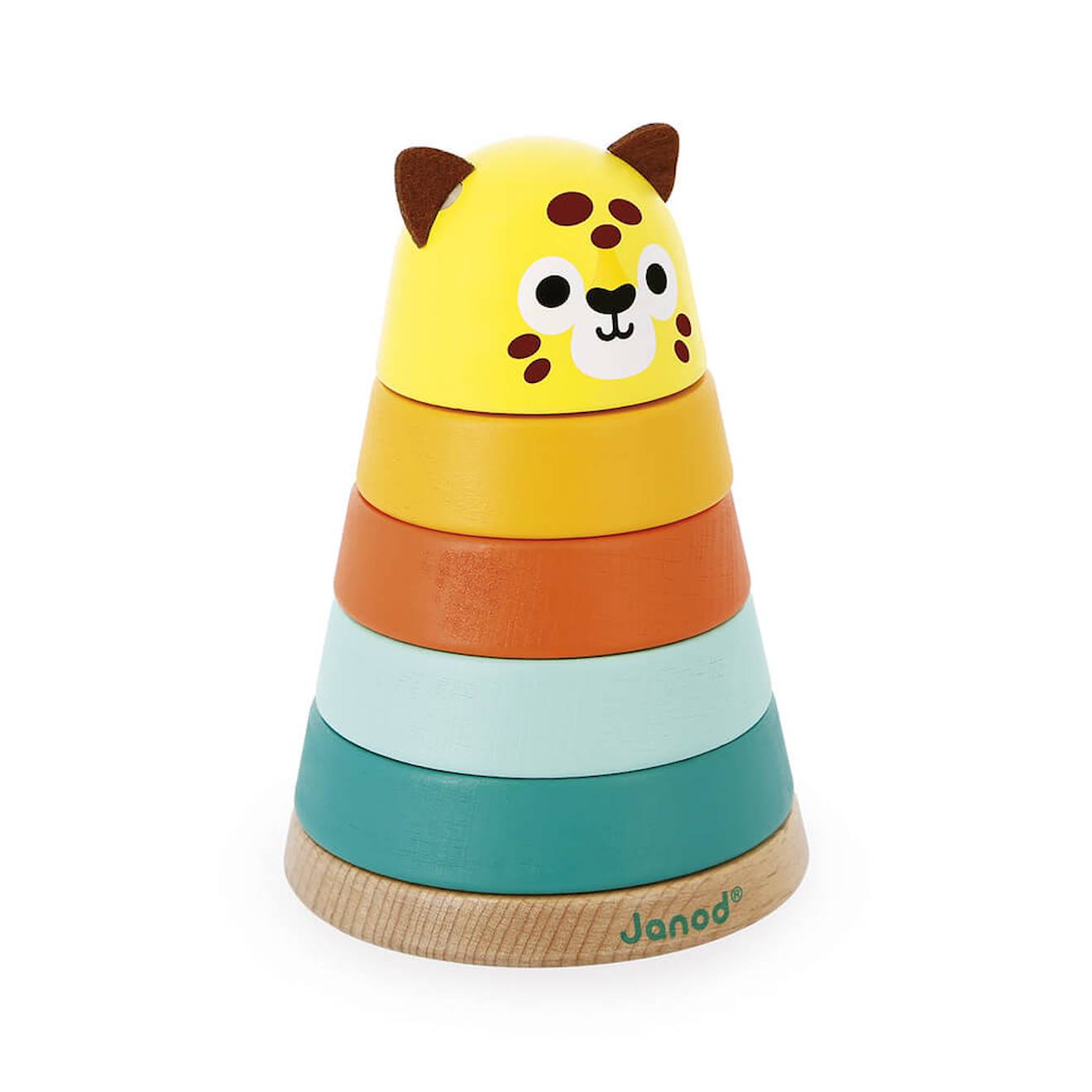 Empilable jaguar tropik en bois FSC multicolore