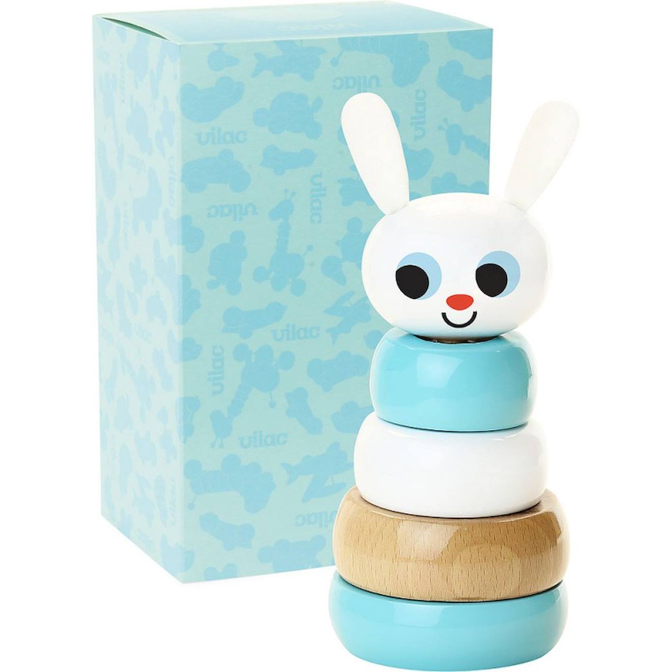 Empilable lapin ingela p arrhenius bleu